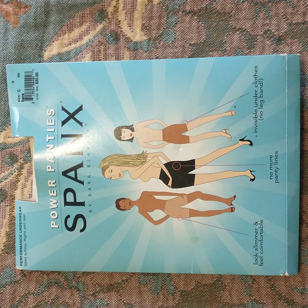 New Spanx Power Panties Bare Sz C (Old Stock)